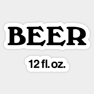 Generic Beer Can Sticker